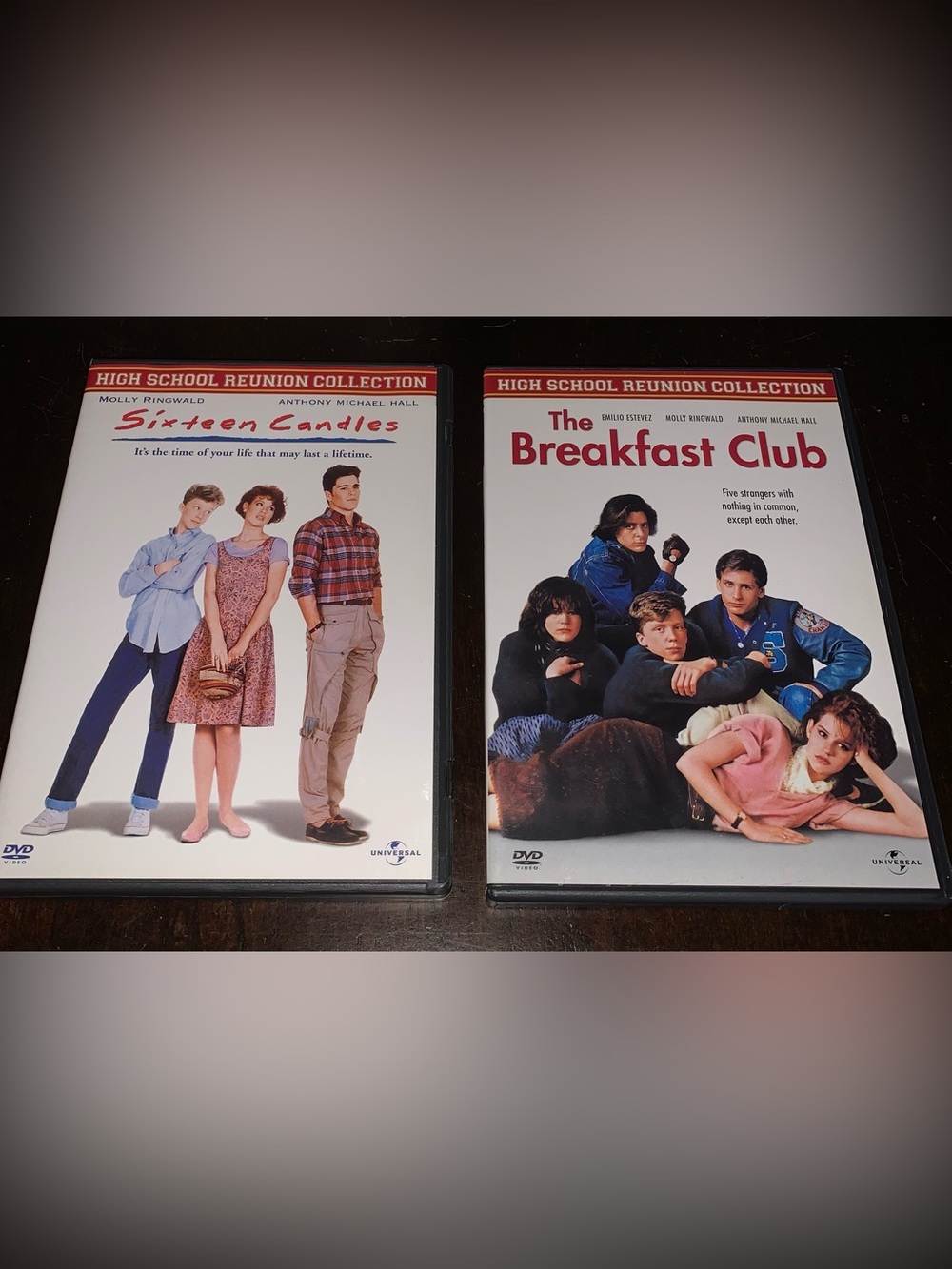 80s John Hughes DVDs Bundle Sixteen Candles & The Breakfast Club New